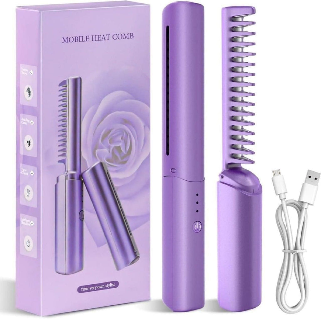Cordless Portable Hair Straightener.