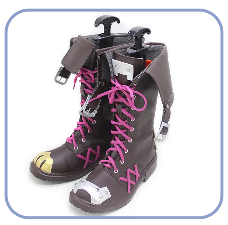 Anime LOL Arcane Cosplay Jinx Cosplay Costume Outfit Wig Shoe Tattoo League Of Legends Clothes Halloween Carnival Woman Sexy Set