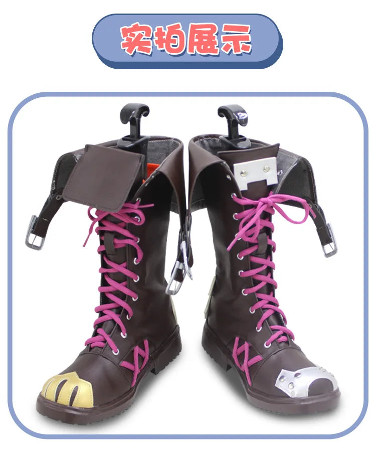 Anime LOL Arcane Cosplay Jinx Cosplay Costume Outfit Wig Shoe Tattoo League Of Legends Clothes Halloween Carnival Woman Sexy Set