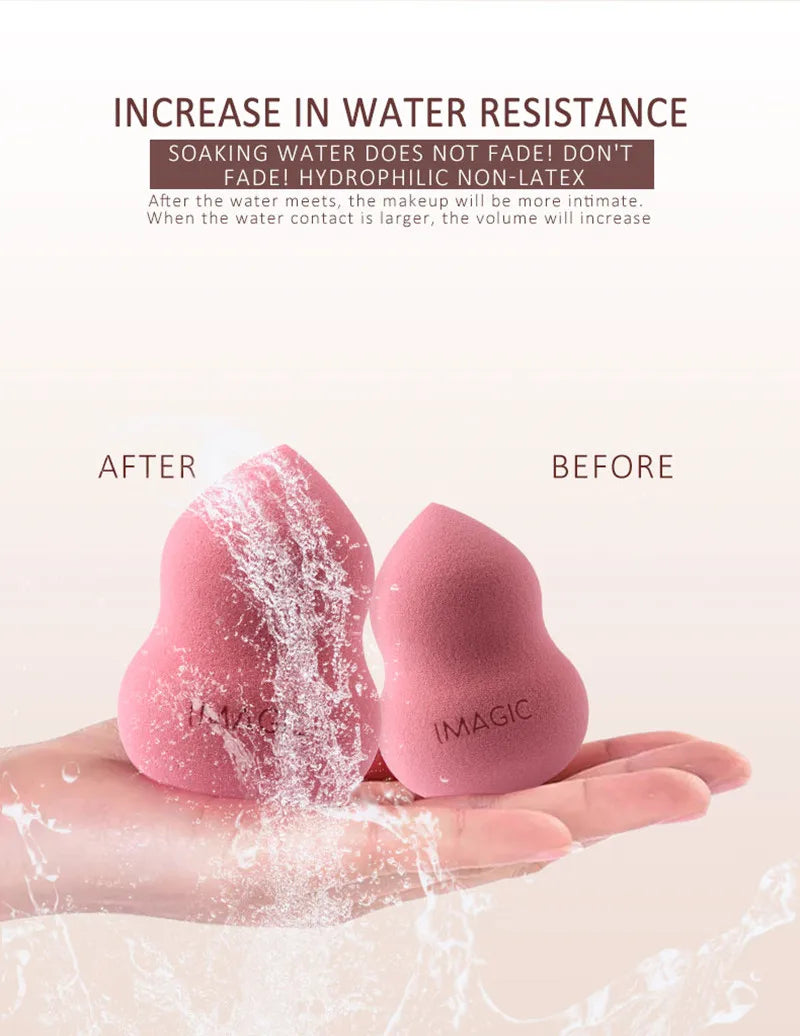 IMAGIC Makeup Sponge Professional Cosmetic Puff For Foundation Concealer Cream Make Up Soft Water Sponge Puff Wholesale