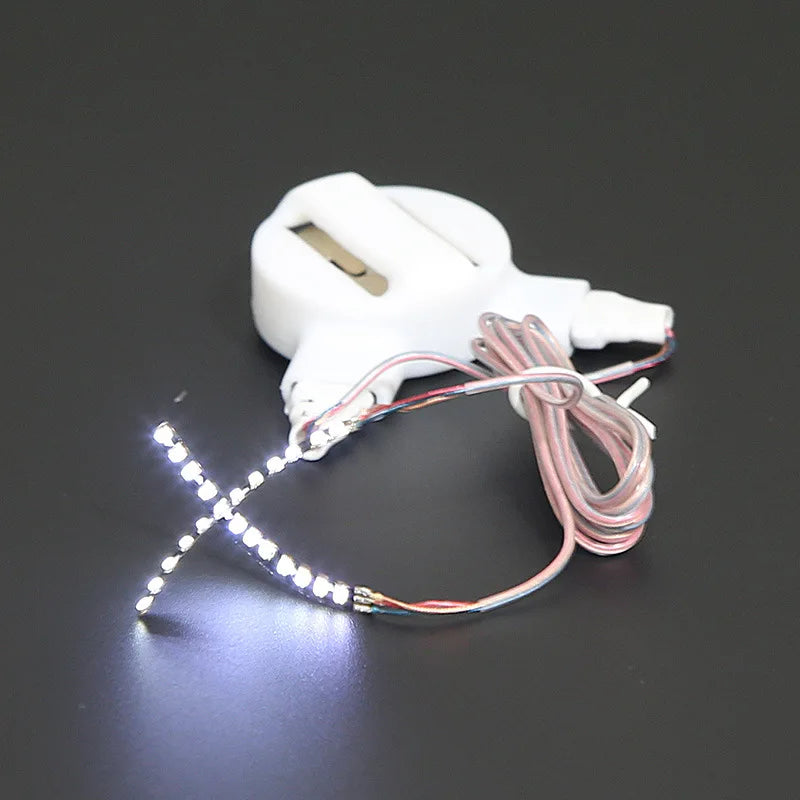 LED Light False Eye Lashes Luminous Shining Eyelash for Party Bar Makeup Eye Lash Eyelid False Eyelashes Unisex Luminous Eyelash